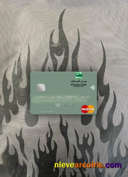 Libya Sahara Bank mastercard photolook
